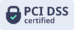 Trust badge indicating certification to Payment Card Industry Data Security Standards.